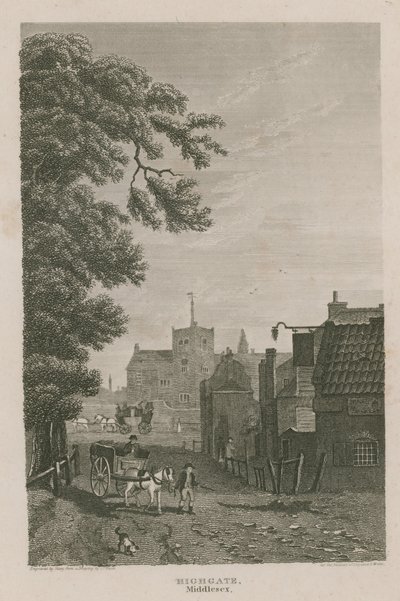 Highgate, Middlesex od Pieter Jansz. Quast