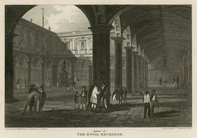 Interiér Royal Exchange, Londýn od Pieter Jansz. Quast