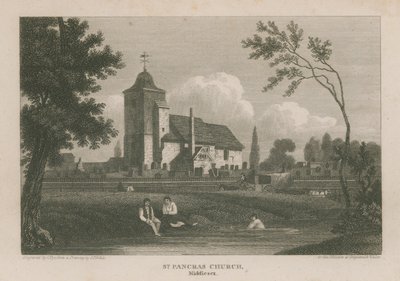 Kostel St Pancras od Pieter Jansz. Quast