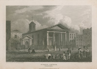 Kostel svatého Pavla, Covent Garden od Pieter Jansz. Quast