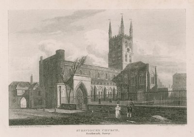 Kostel svatého Spasitele, Southwark, Surrey od Pieter Jansz. Quast