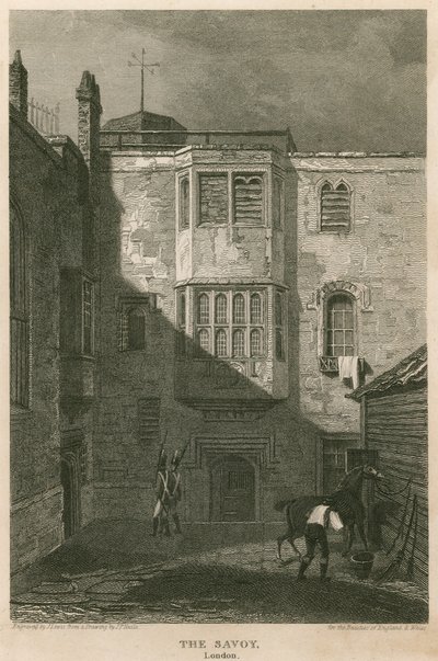 Věznice Savoy, Londýn od Pieter Jansz. Quast
