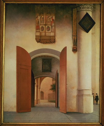 Kostel svatého Vavřince, Alkmaar od Pieter Jansz Saenredam