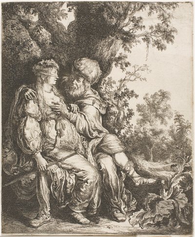 Juda a Thamar od Pieter Lastman