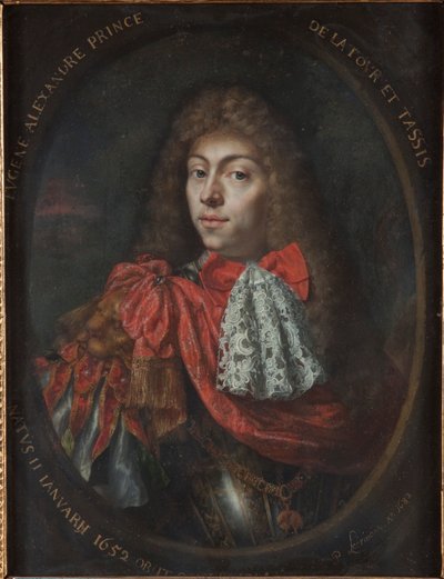 Princ Evžen Alexander z Thurnu a Taxisu 1652-1714, 1682. od Pieter Leermans