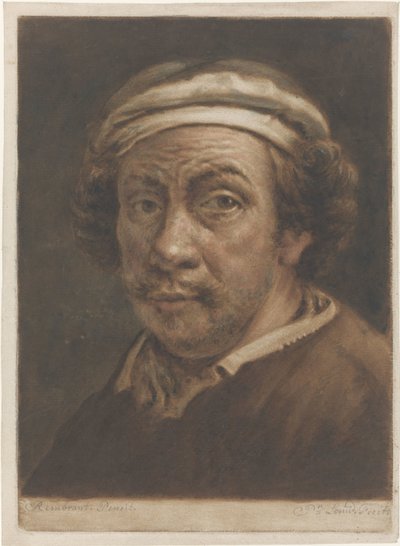 Portrét Rembrandta van Rijna od Pieter Louw