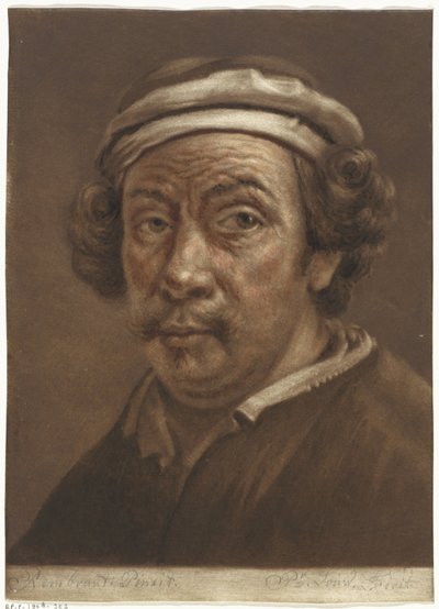 Portrét Rembrandta van Rijna od Pieter Louw