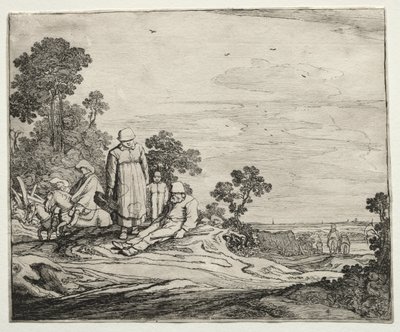 Krajina s rolníky, 1626. od Pieter Molyn