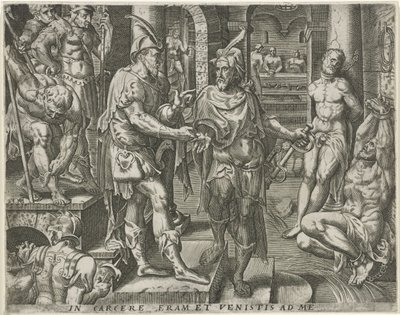 Návštěva vězňů Works of Mercy (název série) od Pieter Nagel