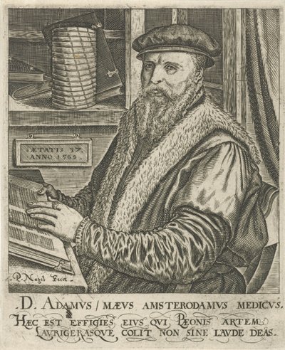 Portrét Adama Maeuse od Pieter Nagel