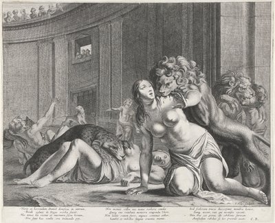 Daniel v jámě lvové od Pieter Nolpe