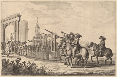 Vstup Marie de Medici do Amsterdamu [deska 1 z 6] od Pieter Nolpe