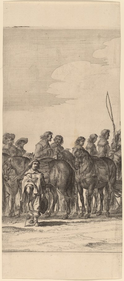 Vstup Marie de Medici do Amsterdamu [deska 5 z 6] od Pieter Nolpe
