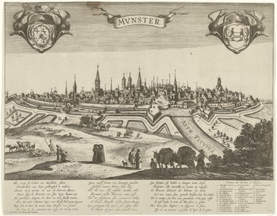 Panorama Munsteru od Pieter Nolpe