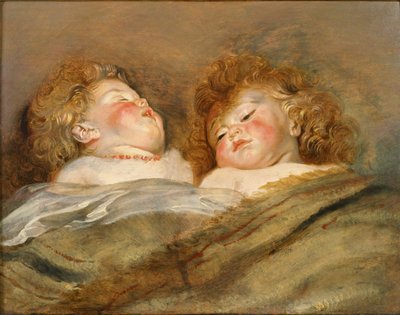 Dvě spící děti od Peter Paul Rubens