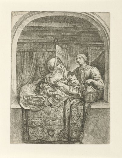 Žena kojí své dítě od Pieter Peutemans
