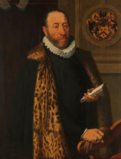 Portrét Mattheuse Augustijnsze Steyna, radního v College of the Admirality of the Northern Quarter v Dokkum od Pieter Pietersz. (I)