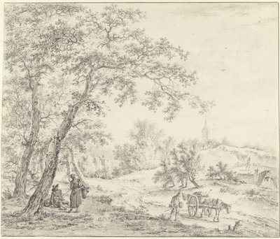 Krajina severního Holandska (Egmond směrem ke Castricum?) od Pieter Pietersz. Barbiers