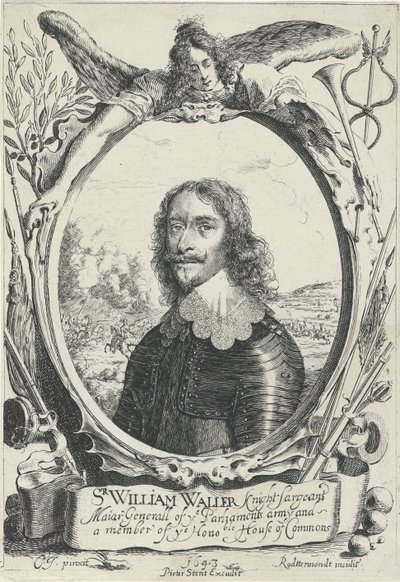Portrét sira Williama Wallera od Pieter Rottermondt