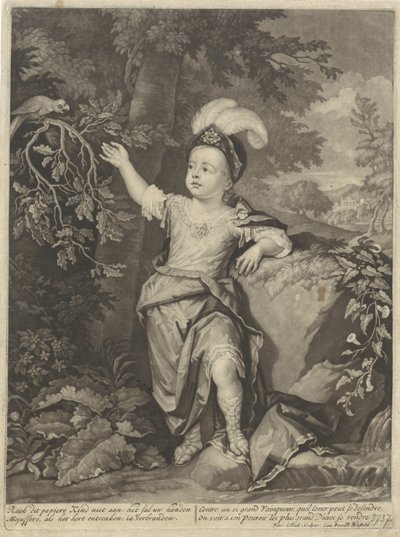 Portrét Charlese Fitzroye, vévody z Graftonu od Pieter Schenk (I)