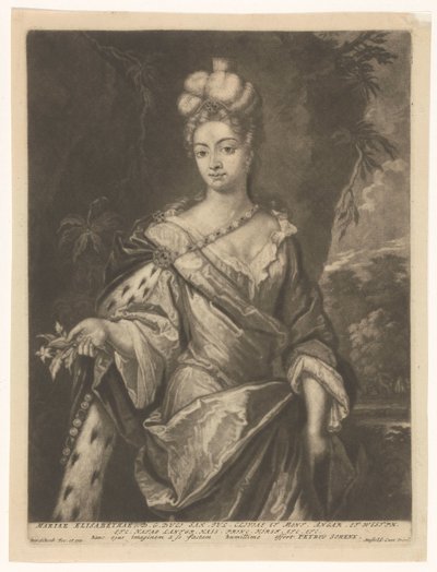 Portrét Marie Alžběty Hesensko-Darmstadtské od Pieter Schenk (I)