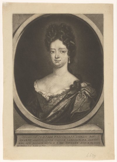 Portrét Susanny Sibylly Reichardt od Pieter Schenk (I)