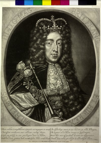 Oranžský princ Vilém III. od Pieter Schenk