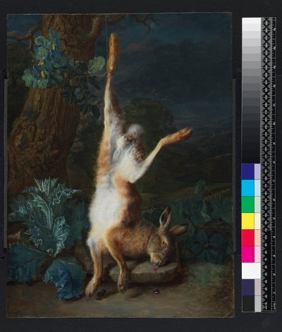 Mrtvý zajíc, před rokem 1782 od Pieter Snyers