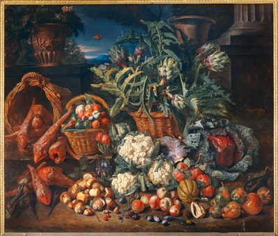 Nature morte: legumes et fruits - Zátiší: Zelenina a ovoce ... od Pieter Snyers