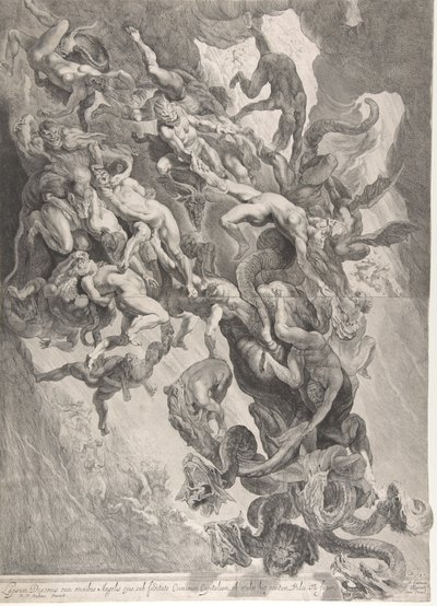 Pád zatracených, 1642. od Pieter Soutman