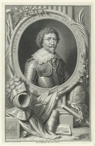 Portrét Frederika Hendrika, prince z Orange-Nassau od Pieter Tanjé