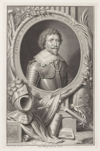 Portrét Frederika Hendrika, prince Oranžského od Pieter Tanjé