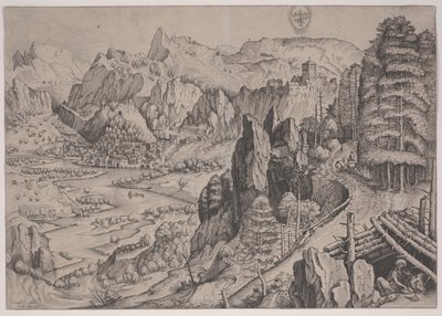 Magdalena Poenitens, tisk Jan a Lucas van Duetecum od Pieter The Elder (after) Brueghel