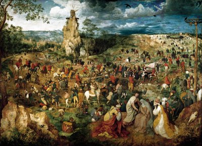 La Montee au Calvary (Kočár kříže) obraz od Pietera Bruegela staršího (nebo Pieta Breugela nebo Pietera Bruegela nebo Brueghela od Pieter Bruegel the Elder
