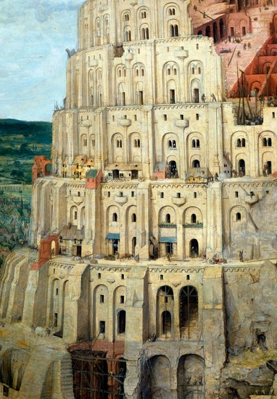 Babylonská věž od Pieter Bruegel the Elder