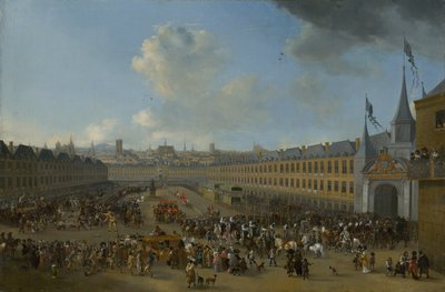 Turnaj na Place des Vosges v Paříži, cca 1665. od Pieter Wouwerman