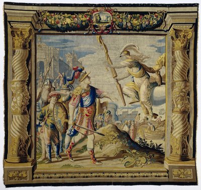 Král Thaos a bohyně Athéna Historie Ifigenie a Oresta (název série) od Pieter de Cracht