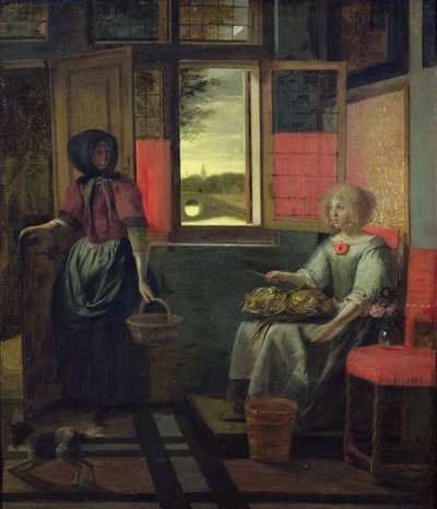 Nizozemský interiér od Pieter de Hooch