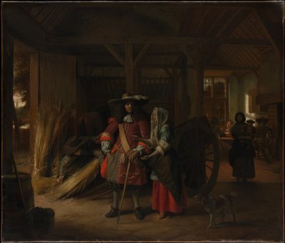 Placení hostitelce od Pieter de Hooch