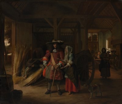 Placení hostesky, ca. 1670. od Pieter de Hooch