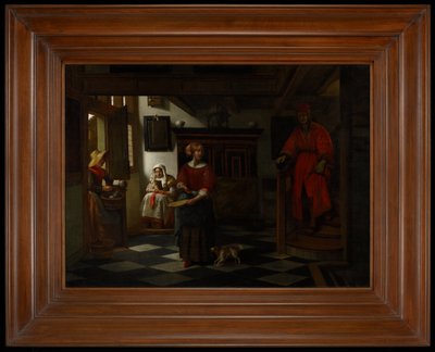 Prodavač chřestu od Pieter de Hooch