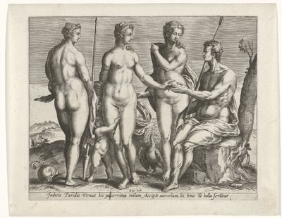 Soud z Paříže od Pieter de Jode (I)