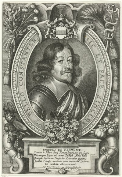 Portrét van Johanna von Reumonta Peacemakers of the Christian World (název série) od Pieter de Jode (II)