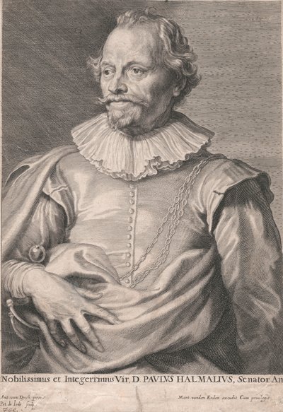 Nejvznešenější a nejčestnější muž, D. Paulus Halmalius, senátor Ant. od Pieter de Jode
