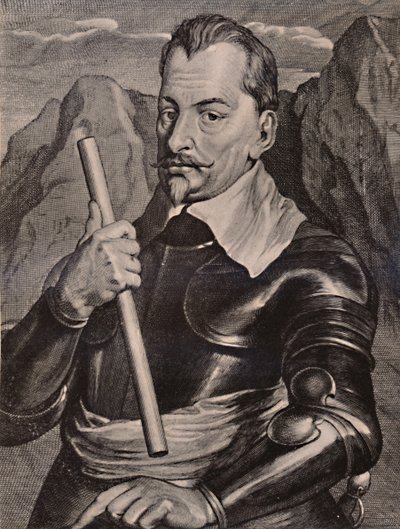 Albrecht z Valdštejna, český generál, 17. století 1894 od Pieter de Jode II