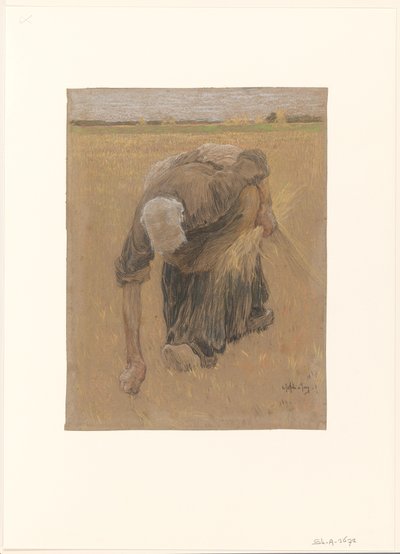 paběrkující žena od Pieter de Josselin