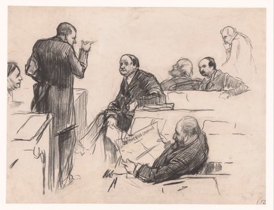 Poslanci pan H.C. Verniers van der Loeff, A.J.W. Farncombe Sanders, G. M. van der Linden, J. Willink a Jhr. Pan Ruys van Beerenbroek od Pieter de Josselin