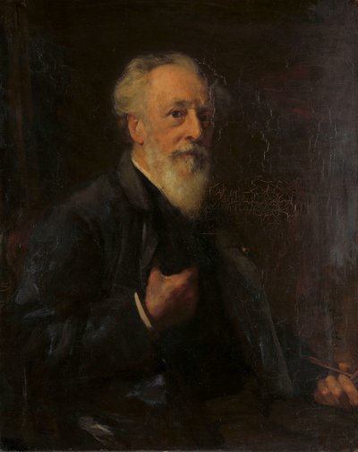 Portrét J.A.B. Stroebel (1821-1905), malíř od Pieter de Josselin