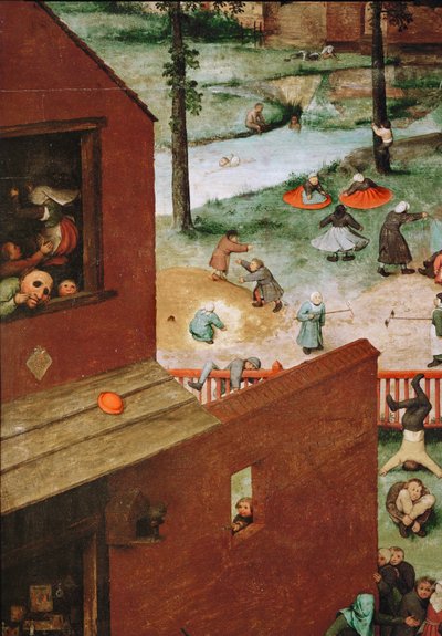 Dětské hry (malba na dubové dřevo) od Pieter the Elder Bruegel