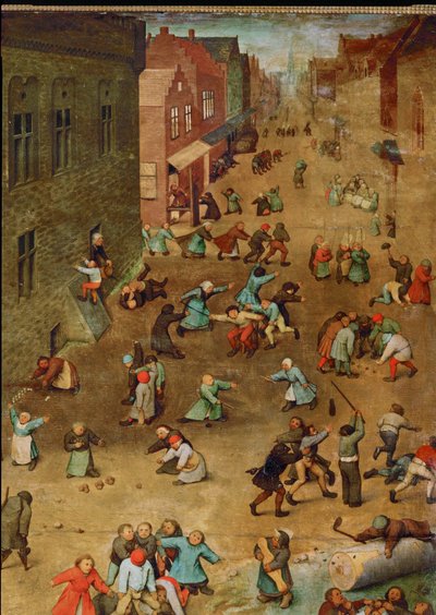 Dětské hry (malba na dubové dřevo) od Pieter the Elder Bruegel